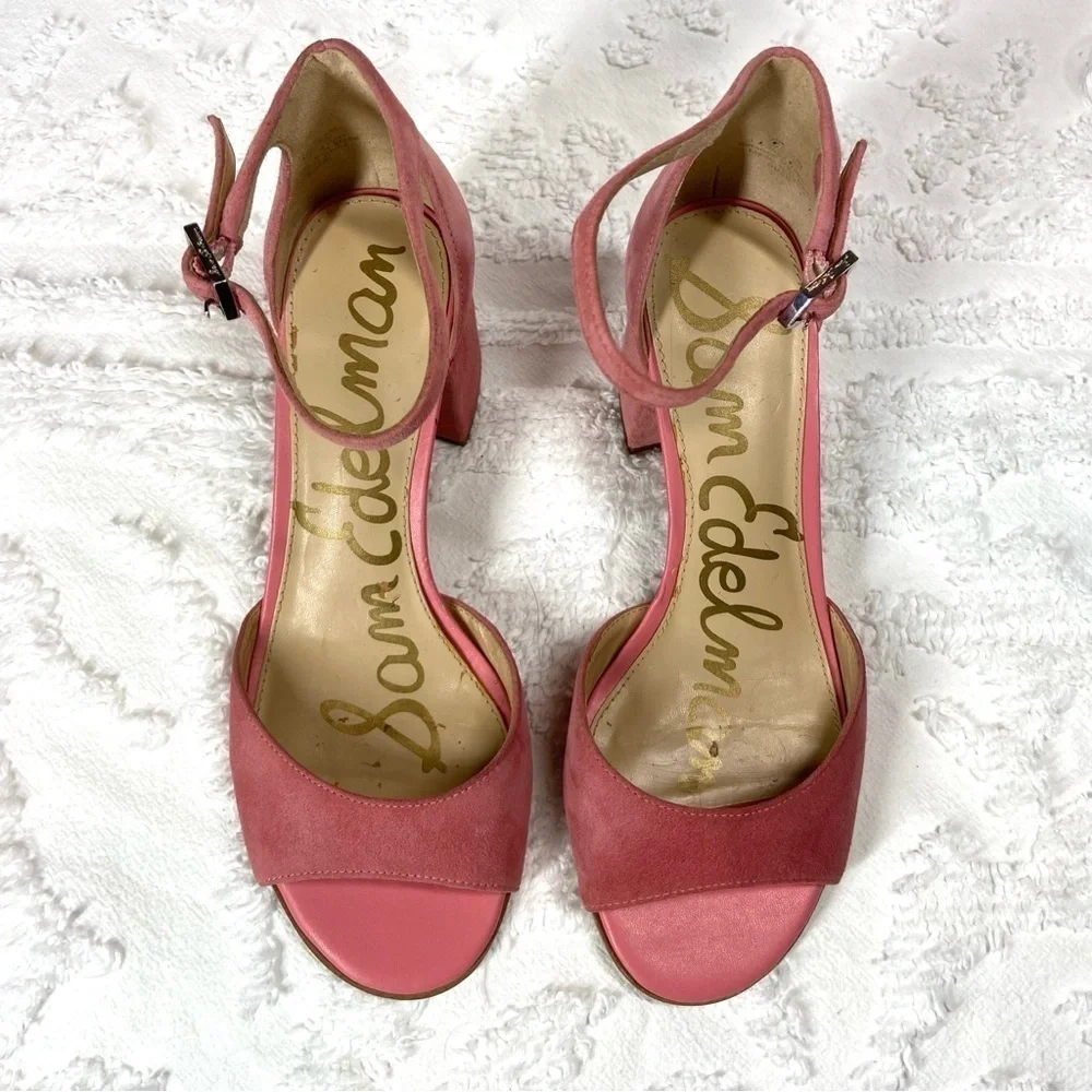 SAM EDELMAN Womens Susie Heels Sz 6M Hyperfeminine Barbie Core Coquette Costume​